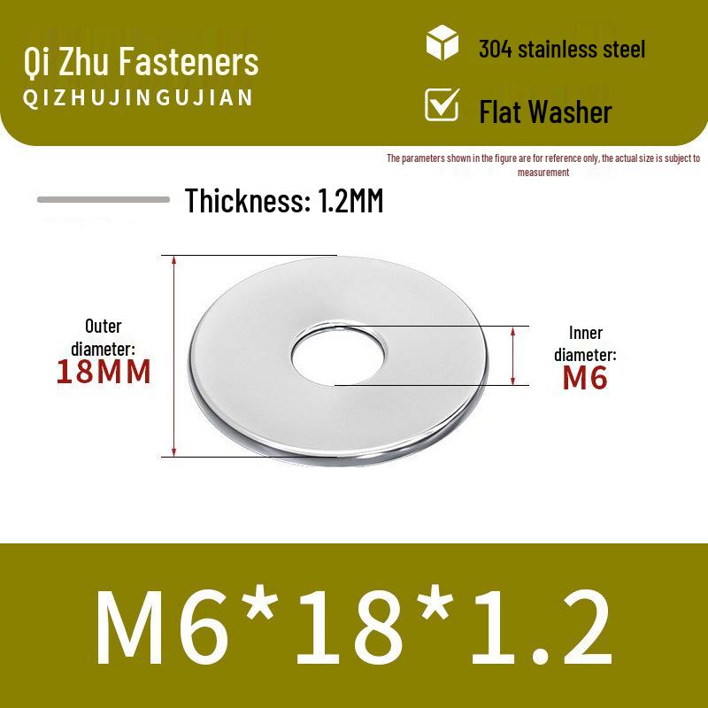 304 Stainless Steel Ultra-Thin Flat Washer Gasket