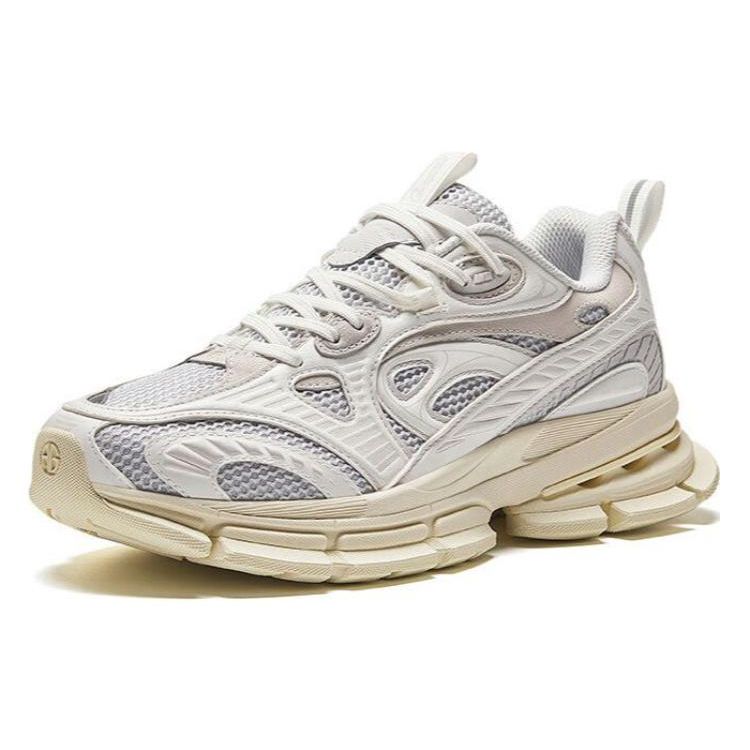 Anta Champion Series Durable Breathable Low-Top Running Shoes Men sneaker Off-White 112418805A-2