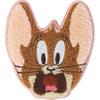 Tees Factory Tom and Jerry Fluffy Coaster, Jerry, H10.4 X W9.1 X D0.5cm, TJ-5535667JR