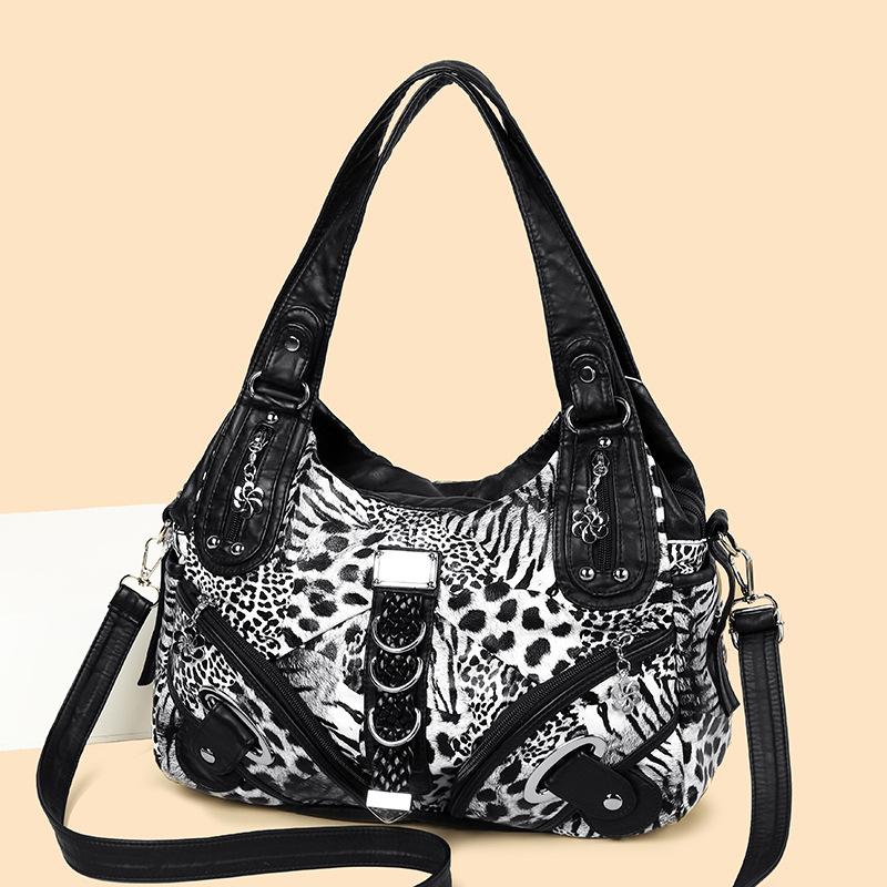 Mother Bag Leopard Print Tote Bag Women's Shoulder Bag