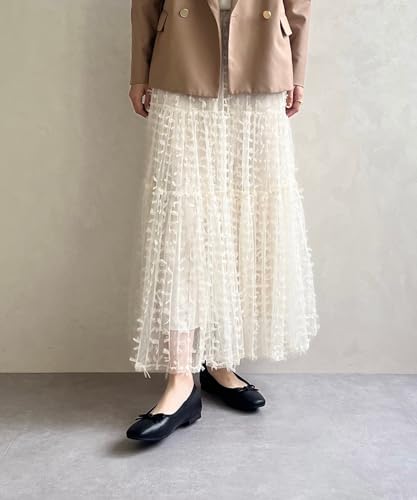 Oriental Traffic R-3208 Women's Ballet Flats, Jump Pumps, Plus and Petite Sizes, Soft Flats, Round Toe, Ribbon, Cushioned, Smooth Black, Size 24.0 cm