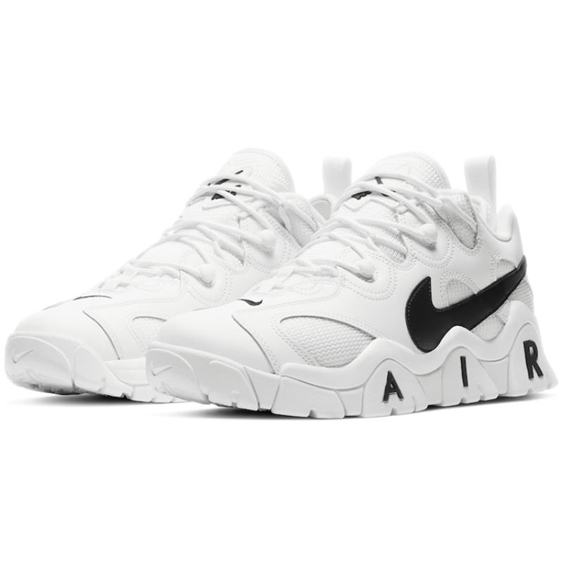Nike Air Barrage Low White Black Sneakers CW3130-100
