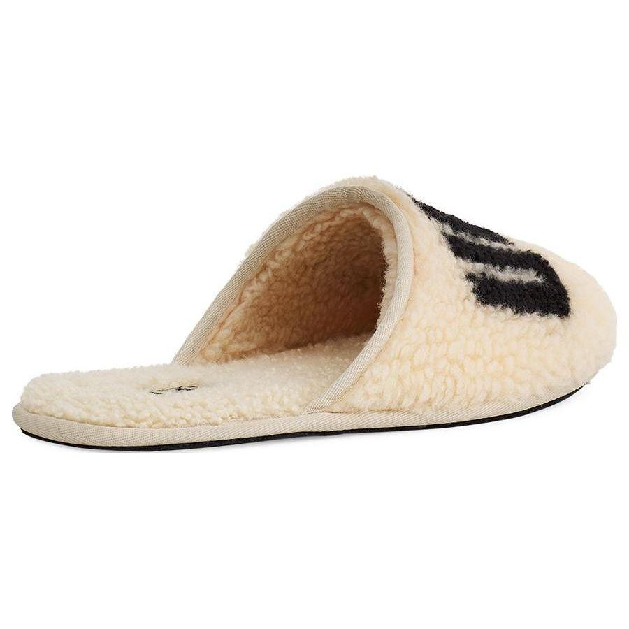 UGG Vyřezávané Pohodlné Pantofle Pánské Pantofle Bílé 1134851-NAT