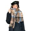 Autumn new thickened tassel imitation cashmere warm scarf student cold scarf winter travel outside shawl