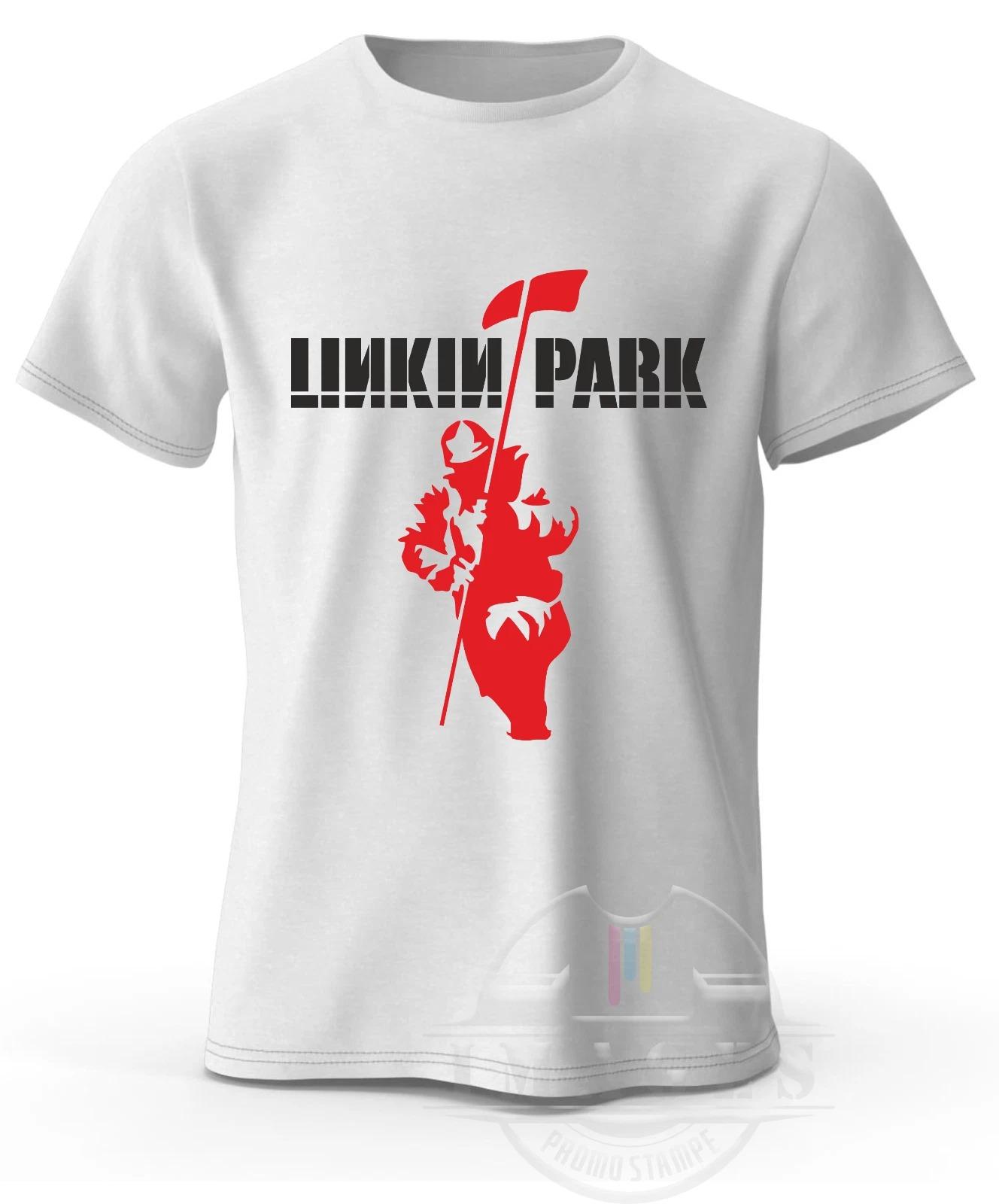 

LINKIN PARK ЧЕСТЕР БЕННИНГТОН ГРАНЖ РОК ГРУППА НАСТРАИВАЕМАЯ ФУТБОЛКА- Мультяшные Безумные гонки Летняя Персонализированная Свободная Хлопковая S