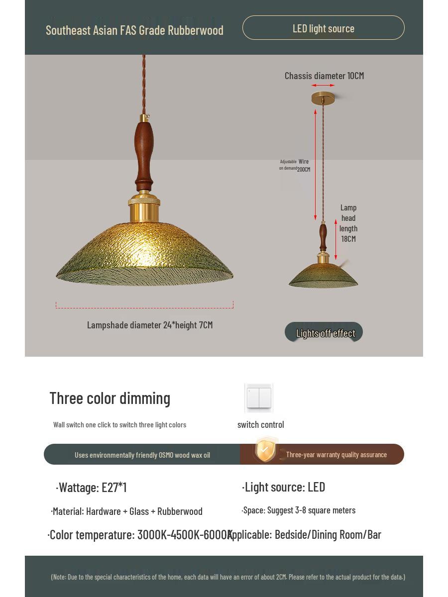 

Французский прикроватный подвесной светильник из массива дерева середины века