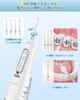 ANWALE Oral Irrigator Jet Washer with 4 Replacement Nozzles, 4 Water Flow Modes, 310ml Tank, USB Rechargeable, IPX7 Waterproof, White