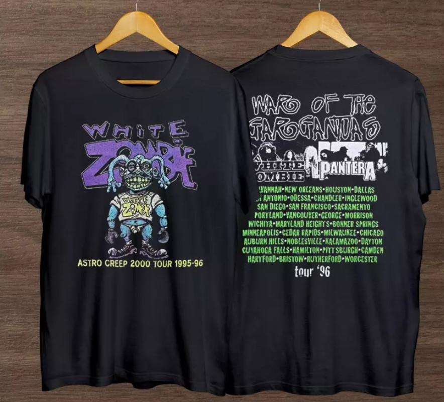 Vintage 1996 White Zombie Astro Creep 2000 Tour TShirt Unisex T-Shirt XXXL
