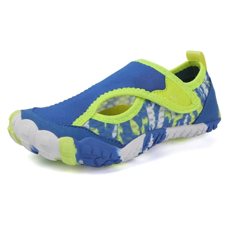 Swimming Beach Sneakers Children Diving Surfing Boating Wading Sports Shoes Kids Aqua Barefoot Water Shoes Quick-Dry Boys Girls