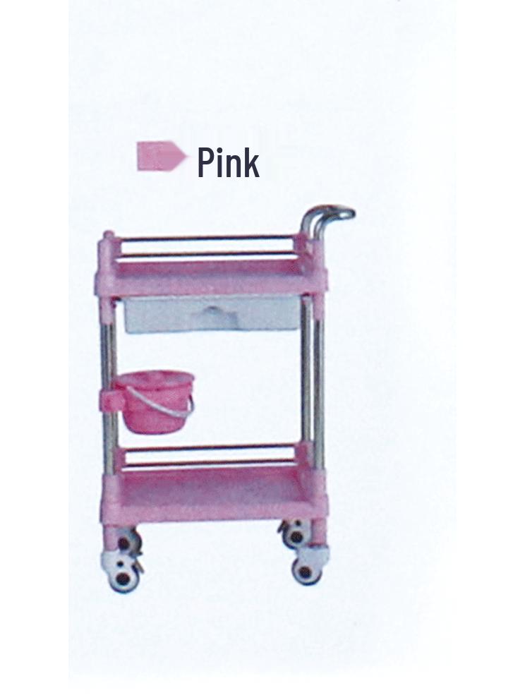Stainless Steel & ABS Silent Medical Trolley