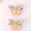 Hair Clips 2Pcs Colorful Polyester Hairpin for Girls Unique Bee Hairpins Kids Barrettes Children Cute Hairgrips Hair Accessories