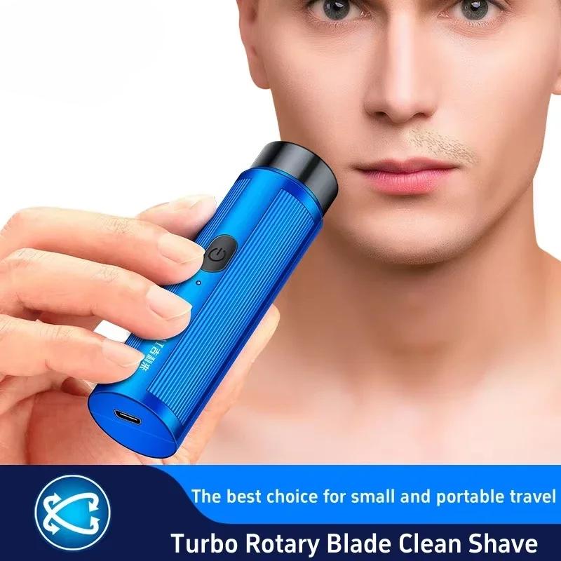 Portable Mini Electric Shaver For Men Electric Razor Beard Knife USB Charging Men's Shavers Face Body Razor Shaving Machine