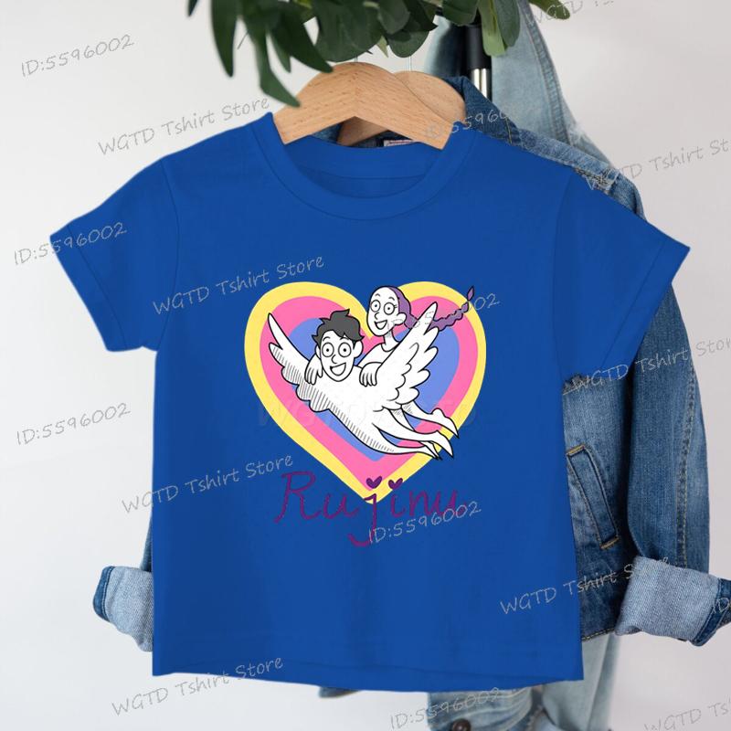 Children Clothes Girl Rujinu KPop Demon Hunters T Shirt Boy Girl Outfits Gifts Cotton Kids Tshirt Short Sleeve Fashion Movie Top