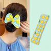 Hair Bun Clip Fruit Pattern Bun Maker Easy To Use Versatile Hair Styling Twist Tool Long Hair Bun Accessory