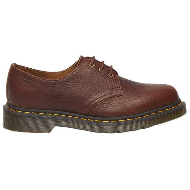 Dr. Martens Leather Simple Soft Comfortable Low-Top Casual Shoes Unisex Casual Shoes Red-Brown 31992253