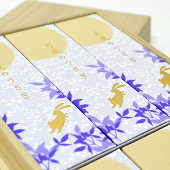 Incense by Nippon Kodo 6 Sachets "Moonlit Rabbit" (Paulownia Box) -
