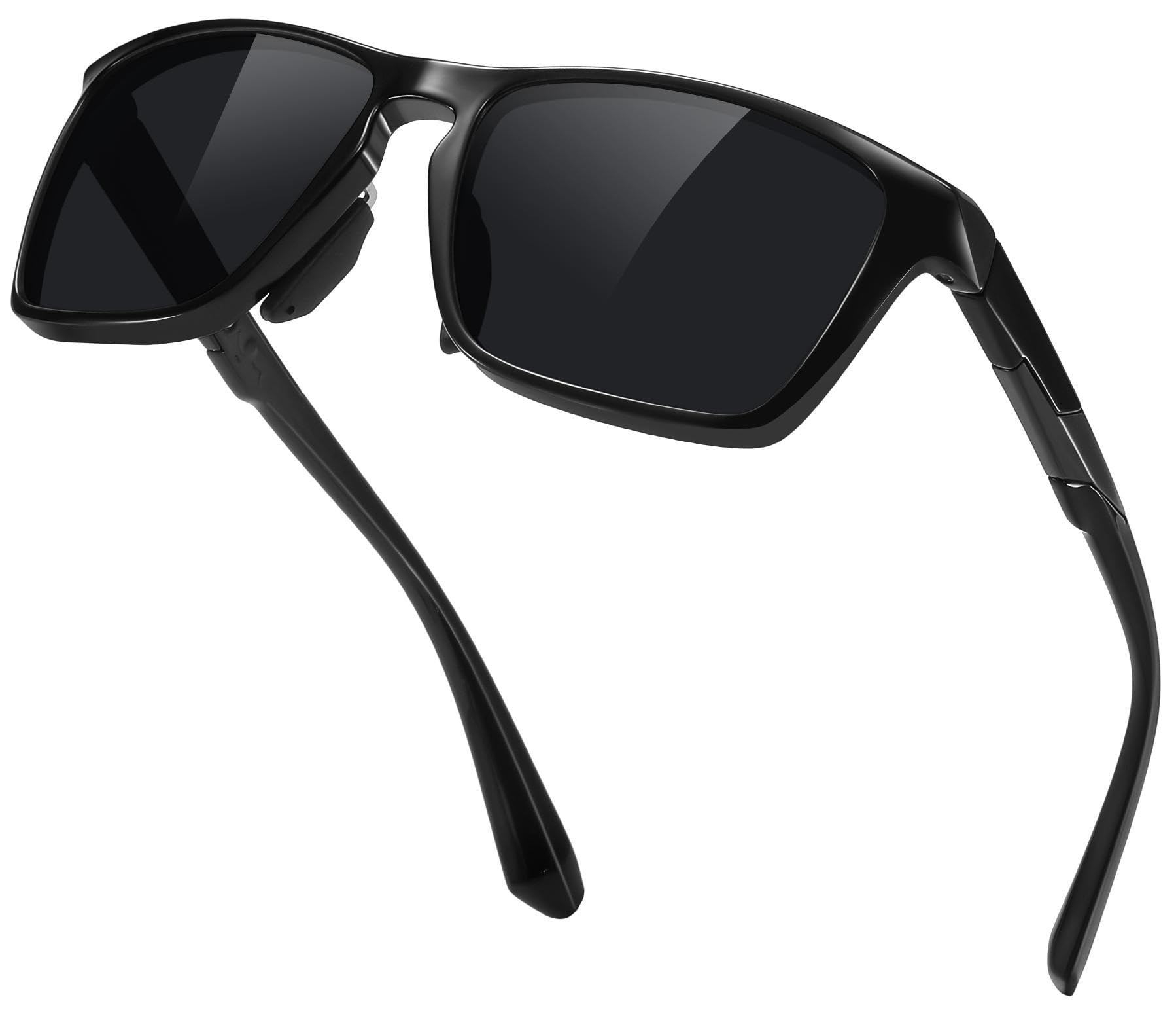 

KANASTAL Men s Polarized Sunglasses with UV400 Protection, TR90 Lenses, Ultra-Lightweight, Impact-Resistant, and Sun Protection for Driving, Cycling,