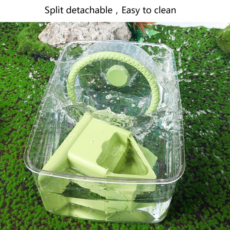 Silents Hamster Wheel Multifunctional Hamster Wheel Quite Running Spinner Wheel with Water and Food Solution