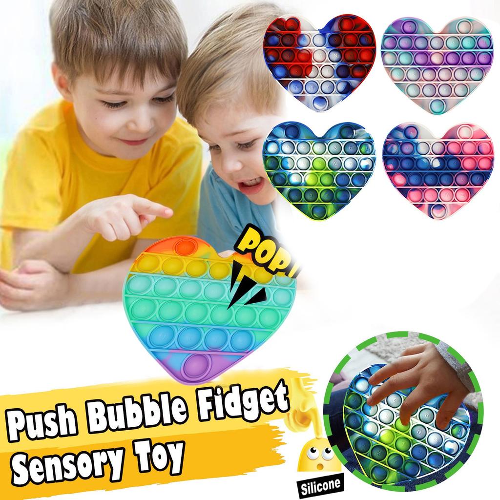 1PC Push Bubble Sensory Toy Special Needs Stress Reliever
