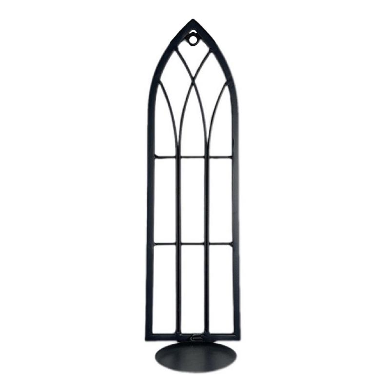 Винтажный Железный Настенный Подсвечник Подставка для Чайной Свечи Столбчатой Свечи для Домашнего Декора Настенный Бра 1