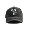 Drunk Skull Cap Distressed Hats Cap Men Retro Outdoor Summer Adjustable Funny Drunk Baseball Caps Washed Hat