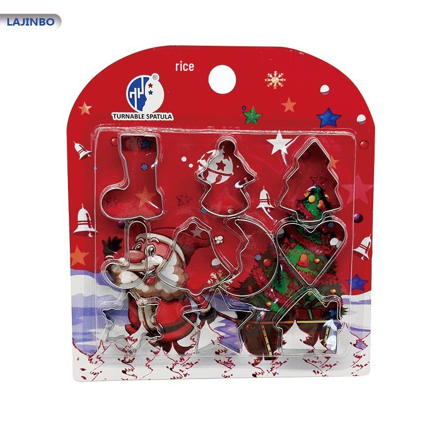 10-teiliges Edelstahl-Weihnachts-Ausstecher-Set für DIY-Backen