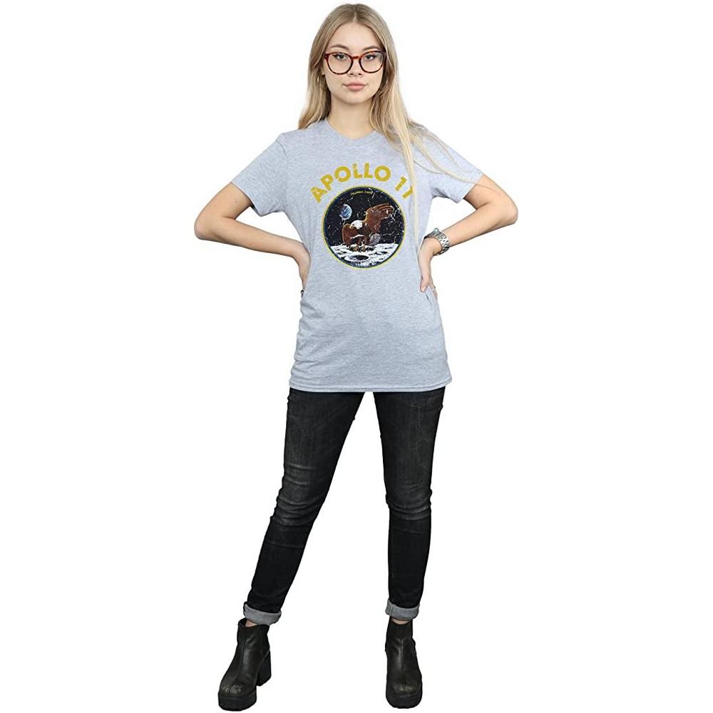 NASA Womens/Ladies Classic Apollo 11 Boyfriend T-Shirt