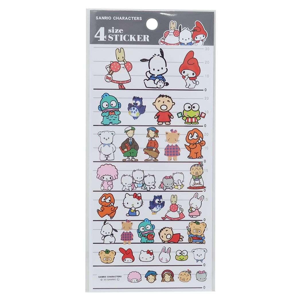 Персонажи Sanrio [Лист наклеек] Наклейки 4 размеров 4 SIZE STICKER2 Sanrio