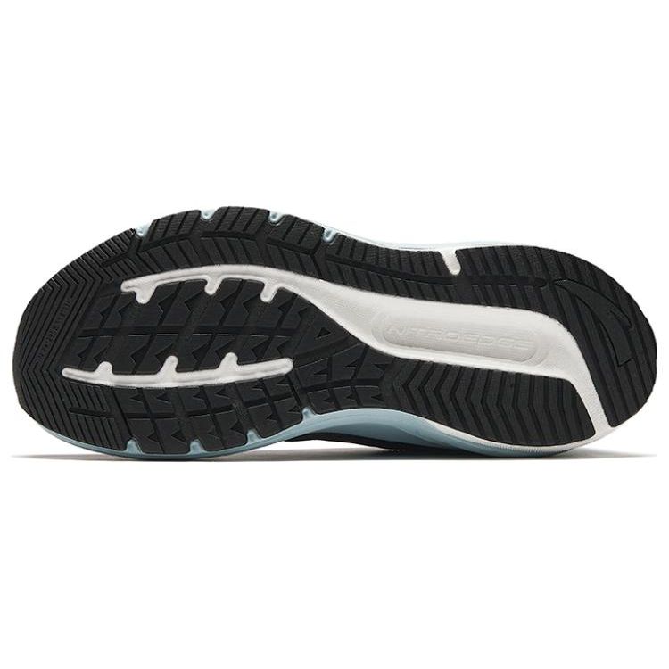 Anta Running Series Sports Non-Slip Waterproof Low-Top Running Shoes Men Shoes Black Teal 112345535-4