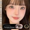 Eyeshare 1 Paar PRAG Kristall Kontaktlinsen für Augen Natürliche braune Linse Augen Make-up Kontaktlinsen Koreanische graue Linse