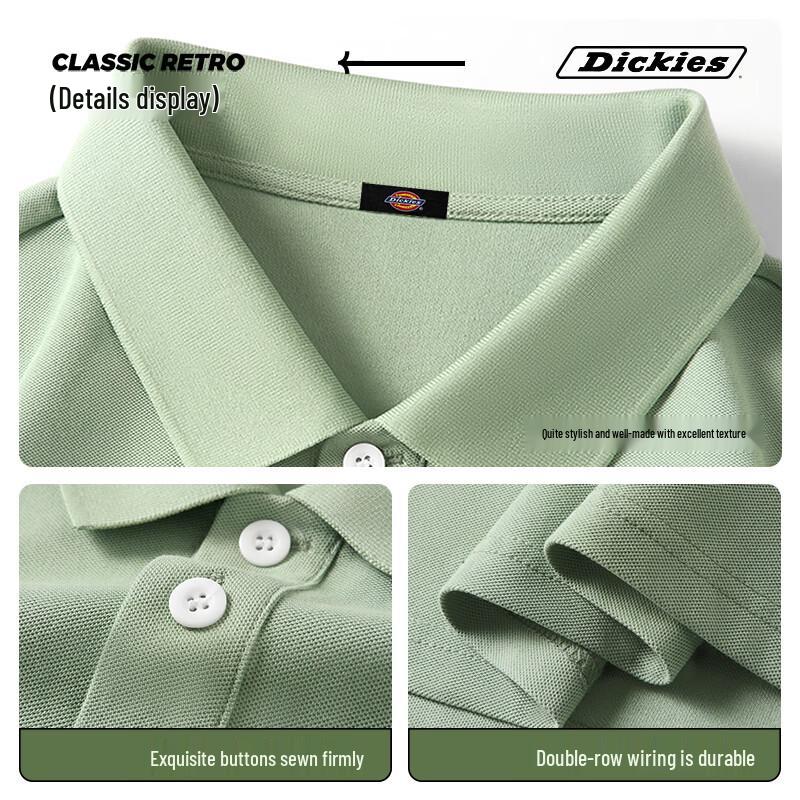 Мужская охлаждающая футболка-поло Dickies свободного кроя