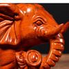 Rosewood Wood Carving Crafts Elephant Statue 2 Pcs/set Vintage Home Decor Ornaments Living Room Decoration Sculpture