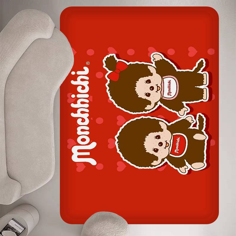 

Anime M-Monchhichi Cute Door Mat Washable Non-Slip Living Room Sofa Chairs Area Mat Kitchen Doormat Area Rug 40x60cm