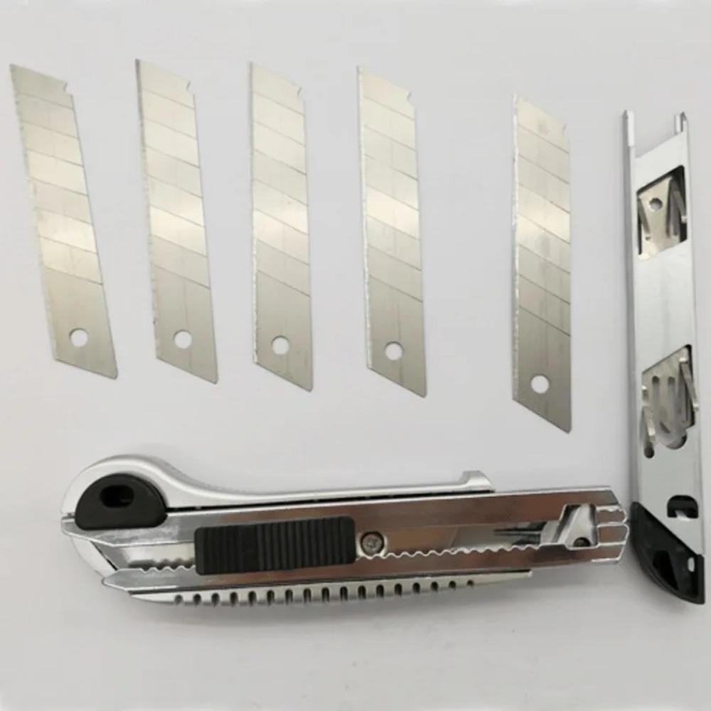 Damaly Utility Knife  5-round Wallpaper Knife Paper Cutter Stainless Steel Wallpaper Knife Multi-purpose Cutter