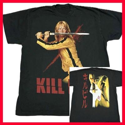 Vintage Kill Bill Movie Retro 100% Cotton T-shirt Mens Tees Top All Size