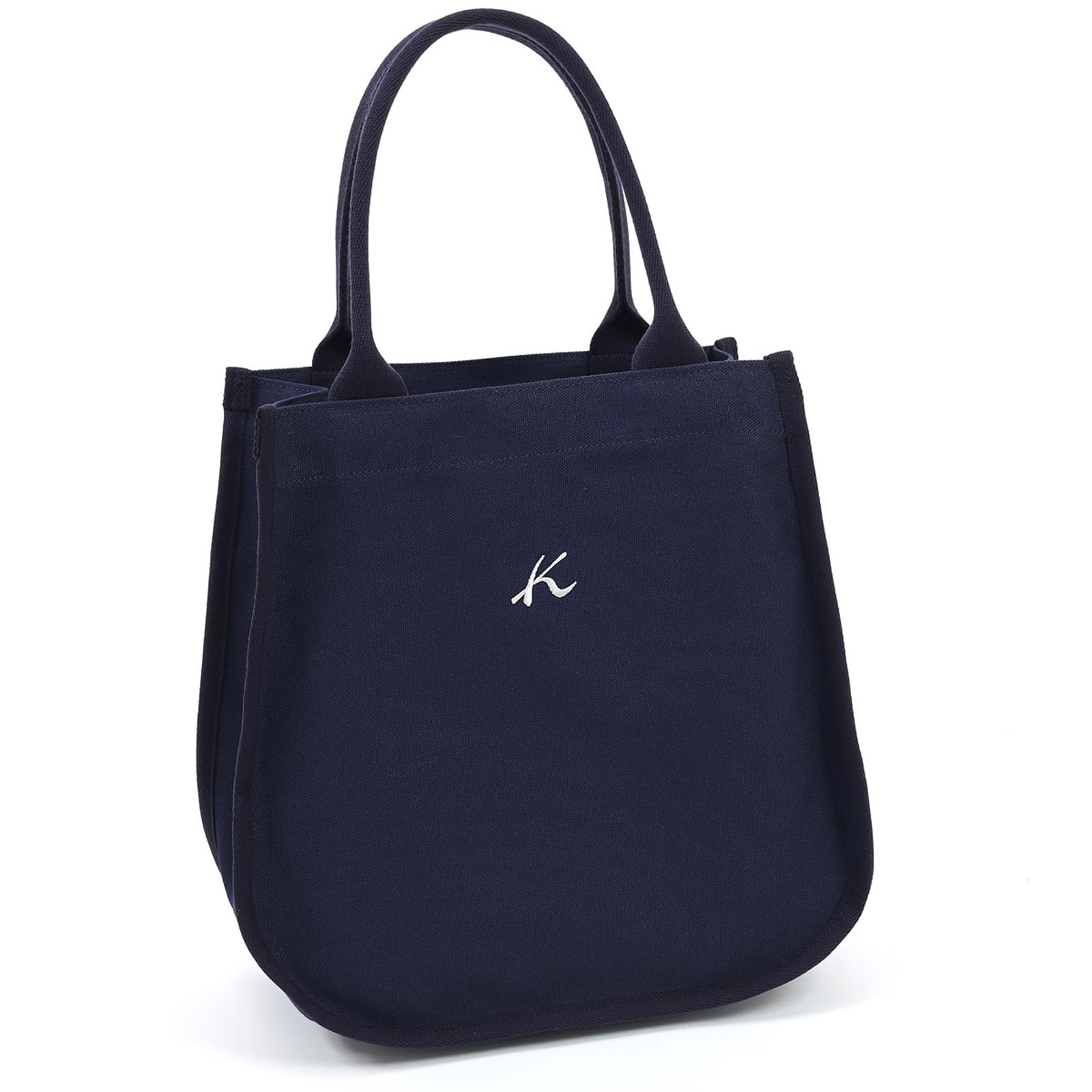 

A4 size compatible simple tote bag Dark Blue 10101 [Kitamura] R-0747 Women s [Navy]