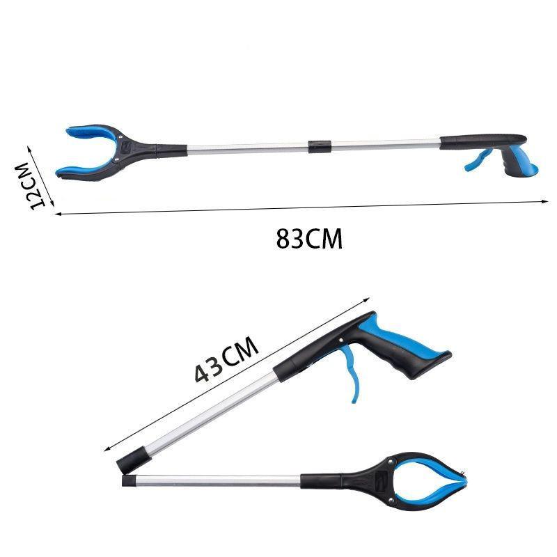 Premium Folding Aluminum Trash Grabber for Household and Sanitation Use