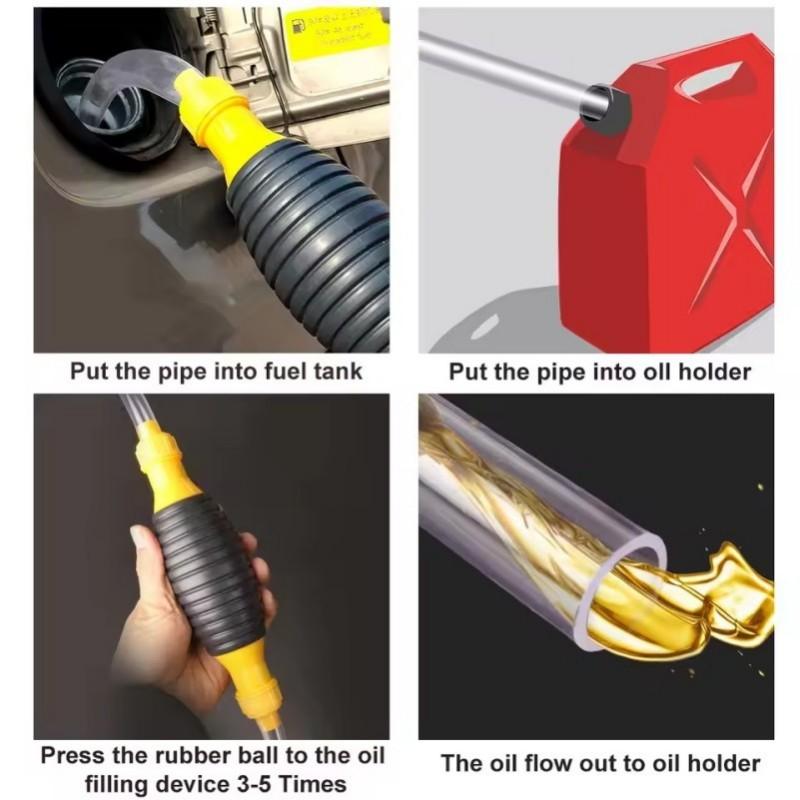 Hand Fuel Pump Car Fuel Tank Sucker Oil Transfer Fuel Pump Fuel Diesel Liquid Manual Pump Fuel Saver for Fuel Fuel