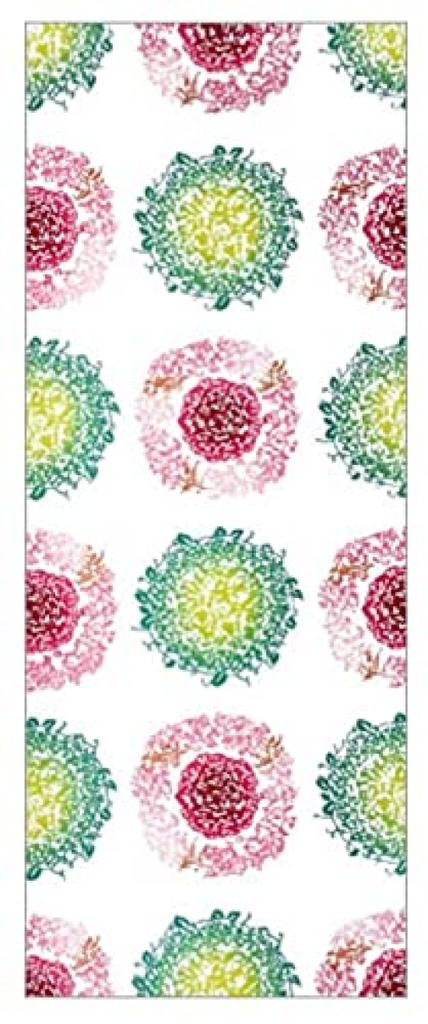 Todaya Shoten Tenugui Hand Hanakomon 3005 Nashien-zome Towel,