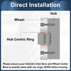 INFINAUTO Wheel Hub Centric Ring OD 69.6mm to ID 57.1mm Wheel Center Shaft Shock
