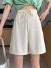 High-Waist Women's Summer Ice Silk Shorts