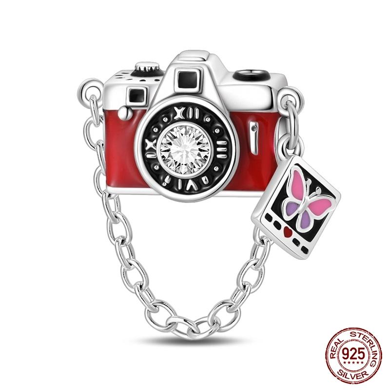 New Copper Cactus Flower Bird Bear Pony Bag Charms Beads Fit Charms Brand Original Bracelet Diy Fine Jewelry Gift