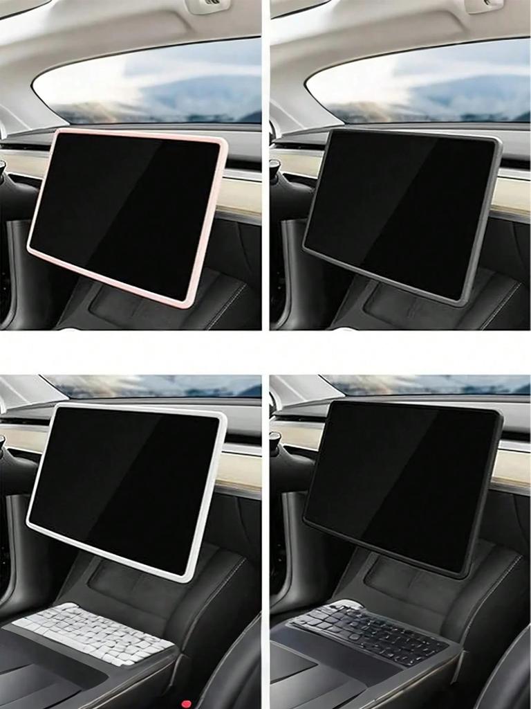 1pc Silicone Car Rearview Mirror Protective Cover, Universal Auto Interior Decor For Most Cars
