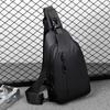 Men'S Breast Bag Fashion Trendy Shoulder Bag Crossbody Sports Backpack Anti-Splashing Breast Bag