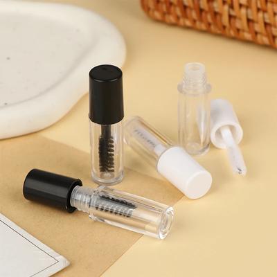 1.2ml 3 ΤΕΜ Άδειο Σωληνάριο Μάσκαρα Με Βουρτσάκι Βλεφαρίδων Δοχείο Υγρού Ανάπτυξης Βλεφαρίδων Επαναγεμιζόμενο Μπουκάλι Συσκευασία Δοκιμής DIY