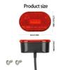 High Brightness LED Rear Brake Light Safety Warning Rear Mudguard Lamp For 5 Driving Taillights Warning Light