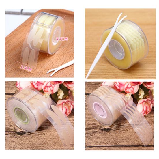 600Pcs Waterproof Invisible Double Eyelid Adhesive Stickers Tape Makeup Tool