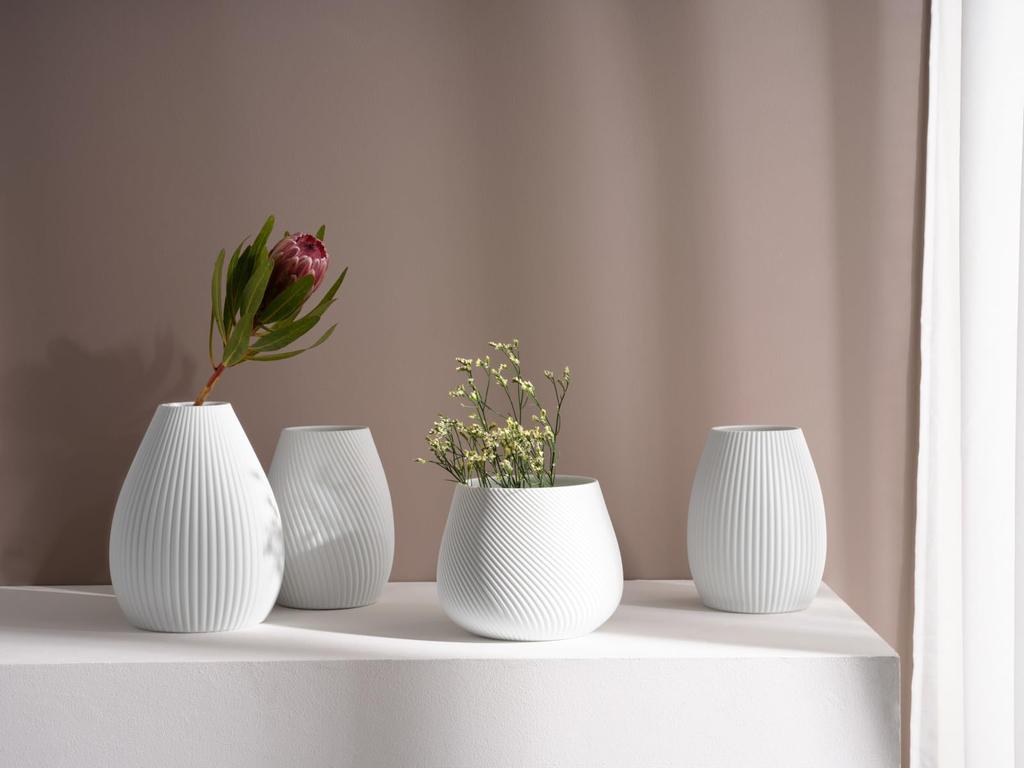 ASA Ceramic Flower Vase Height Rica Vase Small Vase Object, 20cm, TAS62071091,