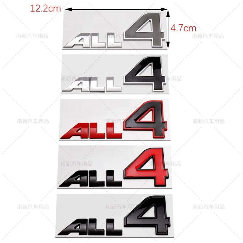 3D Metal ALL4 Car Rear Trunk Emblem Door Fender Badge For MINI Cooper JCW R60 R61 F54 F60 S D SD Countryman Paceman Stickers