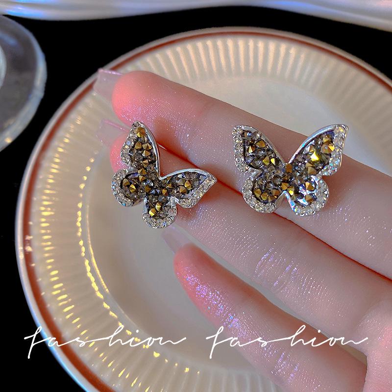Exquisite Black Butterfly Earrings: 2025 High-End Luxury Design for Women